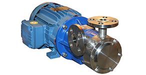 a close up of a turbine pump with a motor attached to it on a white background .