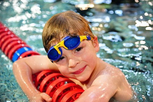 boy in pool