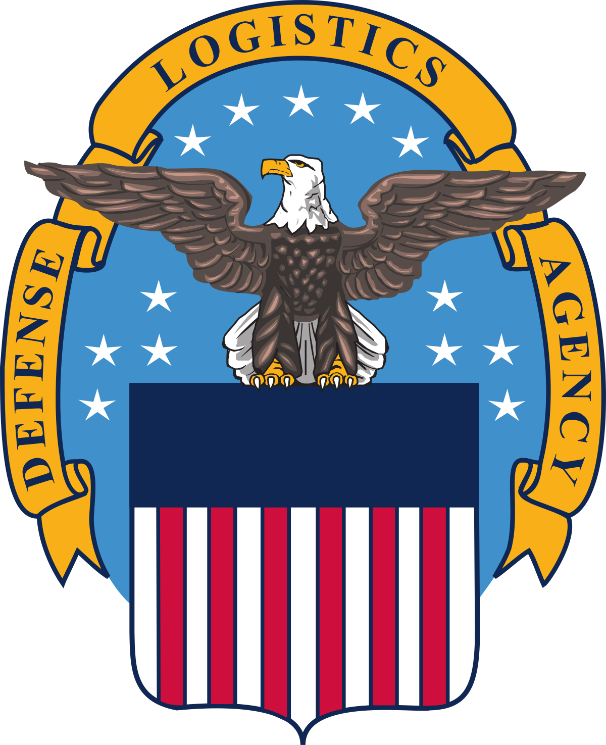 A logo for the logistics defense agency