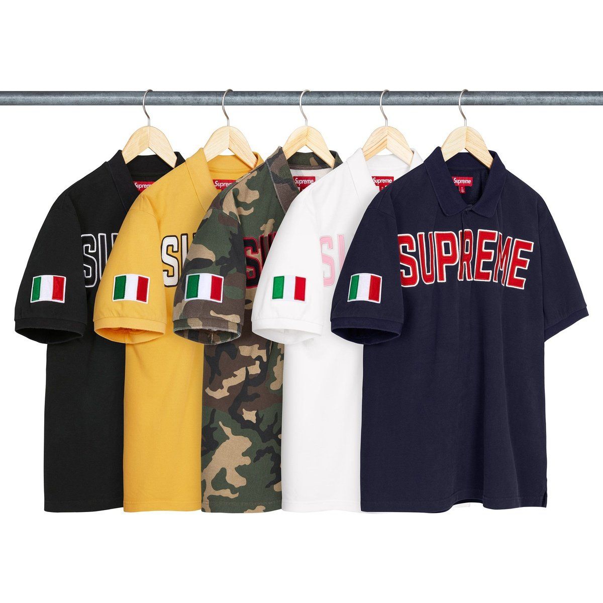 Supreme 'Twill Appliqué Polo'