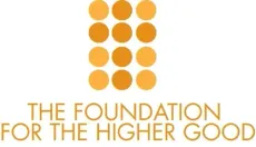 The Foundation for the Higher Good Logo: We Build Homes & Improve Food & Care in Central America.