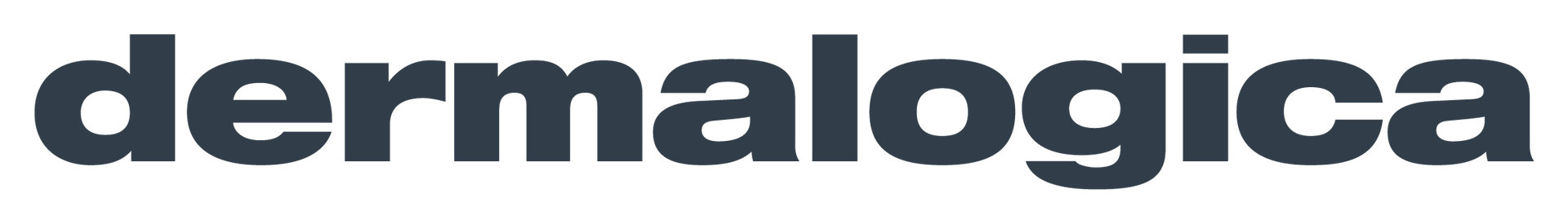 Dermalogica logo in dark gray text on a white background