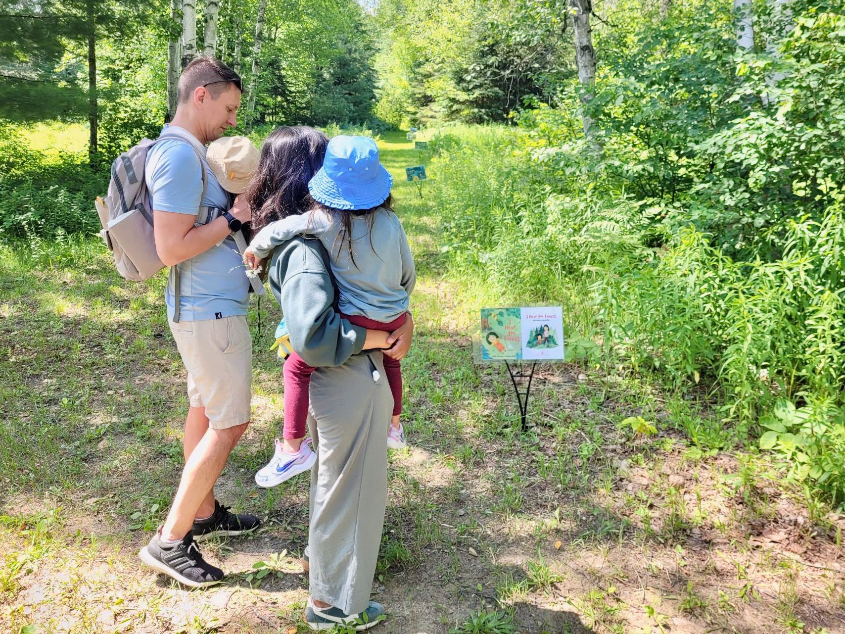 Each summer, the Marsh's Falls Nature Reserve Book Walk features a new children's story for families