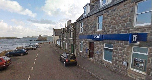 RBS branch on the Isle of Barra
