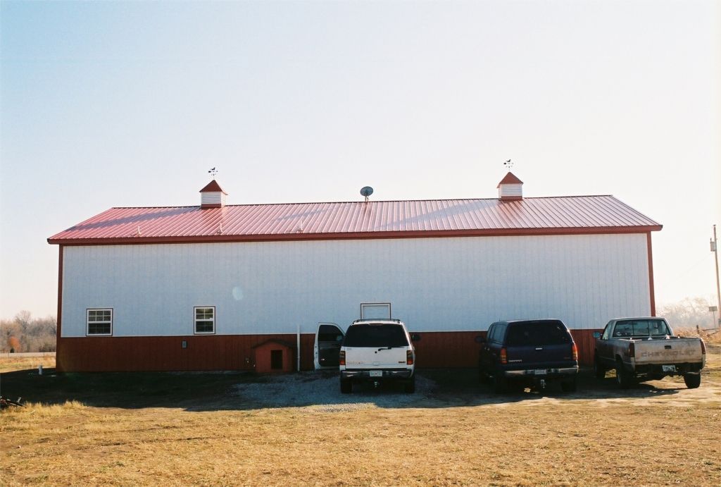 Barn with overhead doors Tulsa, OK A&C Barn Builders, LLC