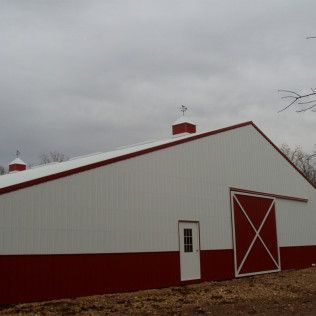 Large garage shop build Tulsa, OK A&C Barn Builders, LLC