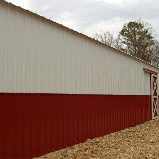 Custom barn with covered porch Tulsa, OK A&C Barn Builders, LLC