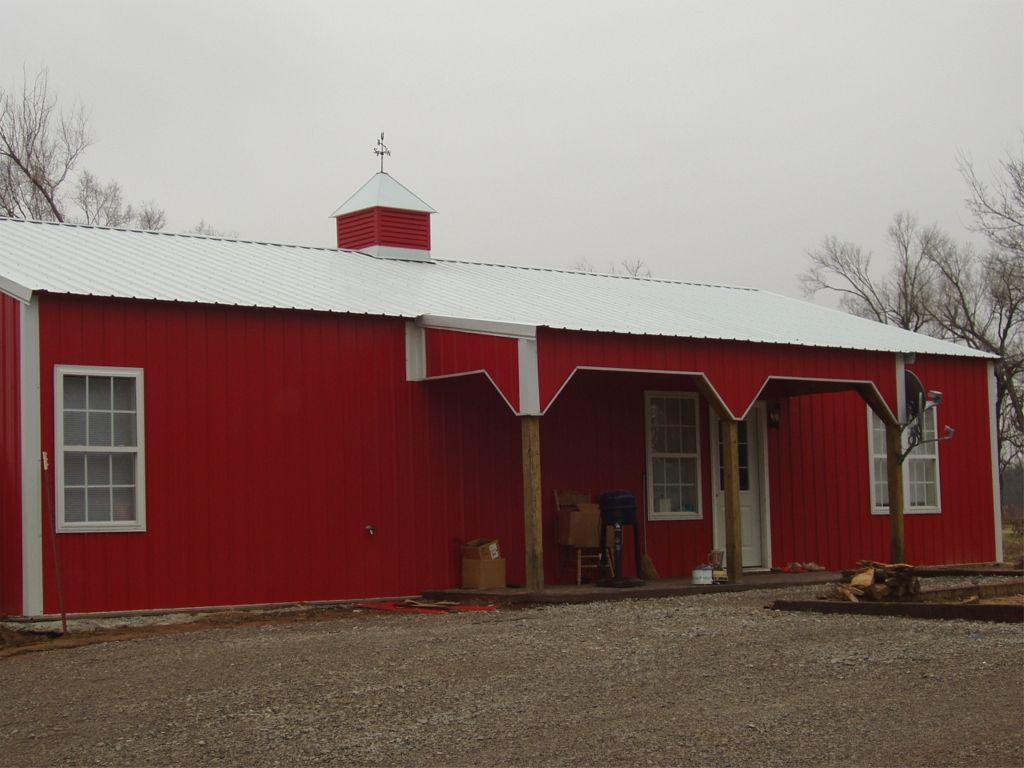 High-quality finished structure Tulsa, OK A&C Barn Builders, LLC