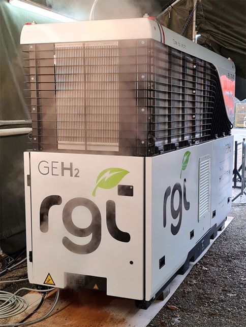 Zero-Emission 70kW Hydrogen Generator for UK rental