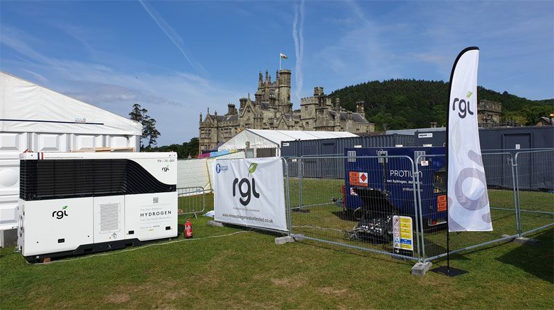 RGL Fuel Cell Genset powering TV Studio with Green Hydrogen RGL Fuel Cell Genset powering TV Studio with Green Hydrogen