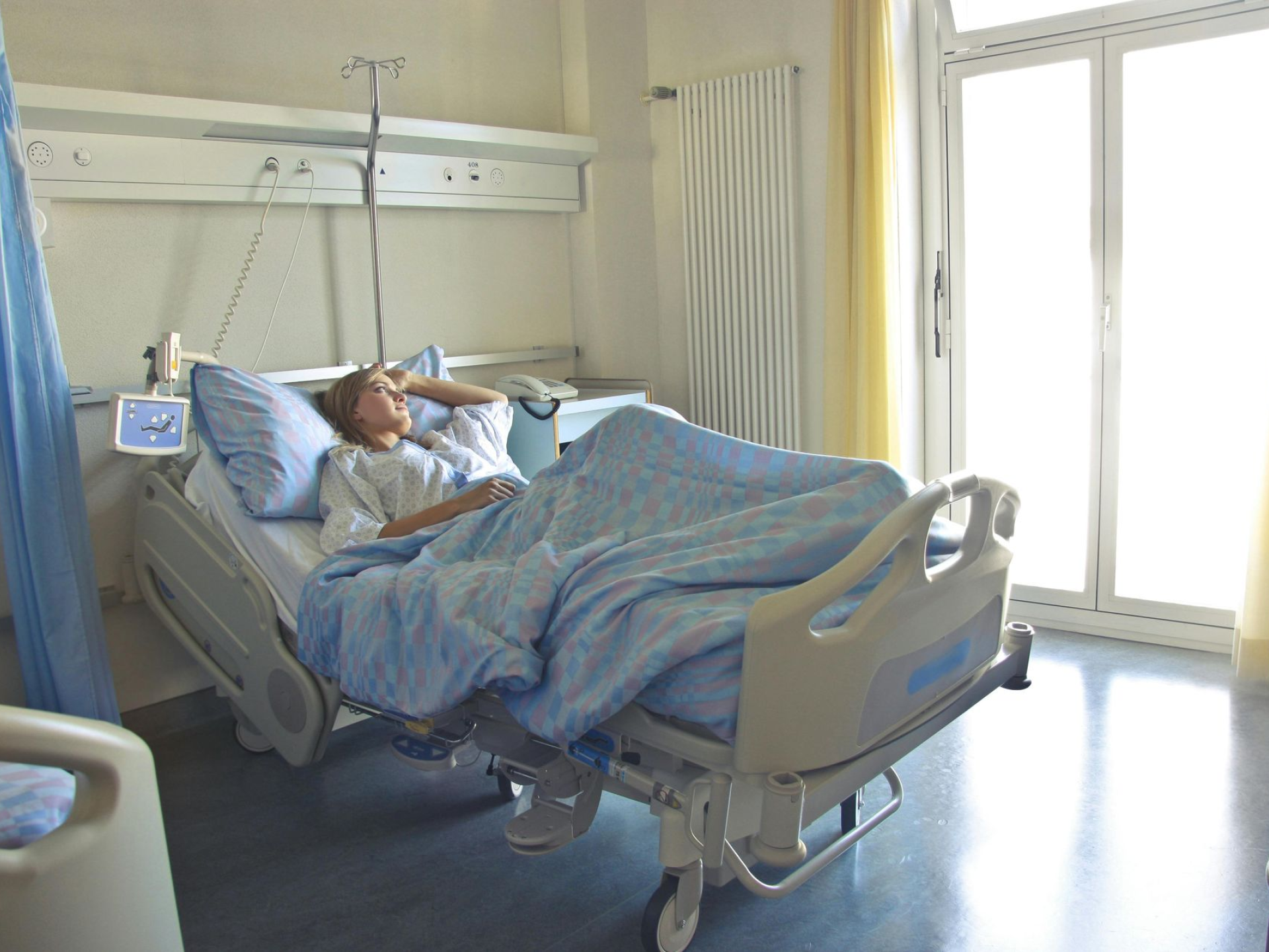 San Antonio Hospital Visitation Volunteer Volunteer offering prayer and comfort to a patient through Messiah Bible Church’s Hospital Visitation Ministry.