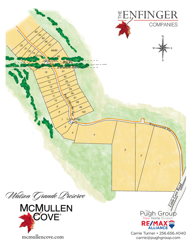 McMullen Cove Huntsville Alabama New Home Community