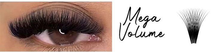 A close up of a woman getting eyelash extensions.