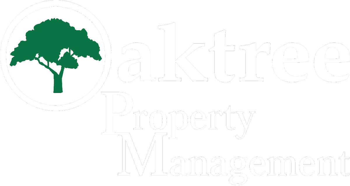 Oaktree Property Management Logo White