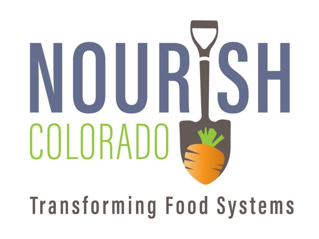 Logo for Nourish Colorado: Text at bottom:
