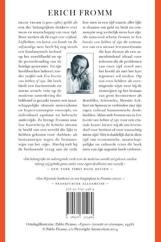 Erich Fromm; Een kwestie van hebben of zijn