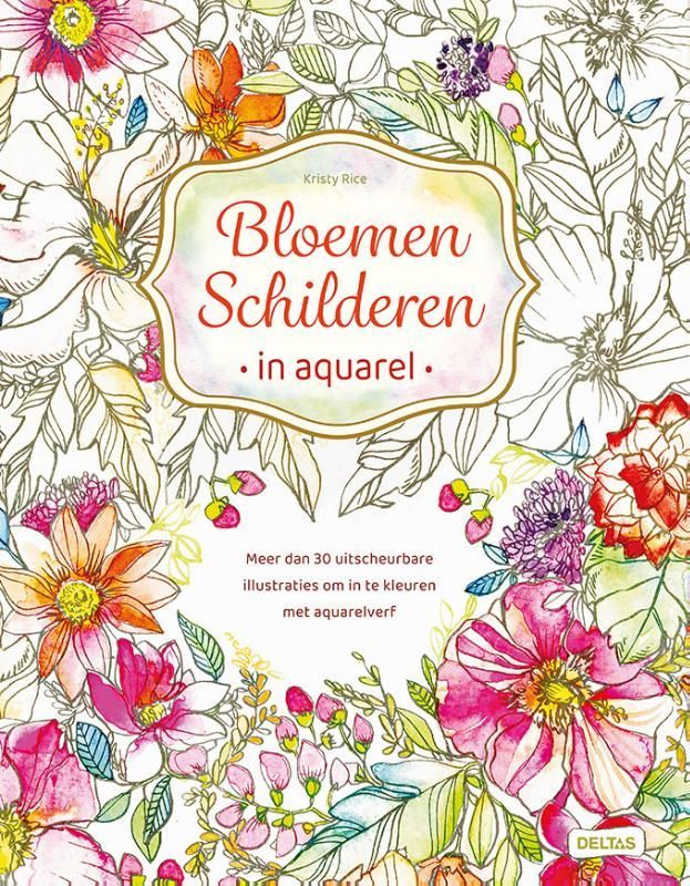 Kristy Rice; Bloemen schilderen in aquarel