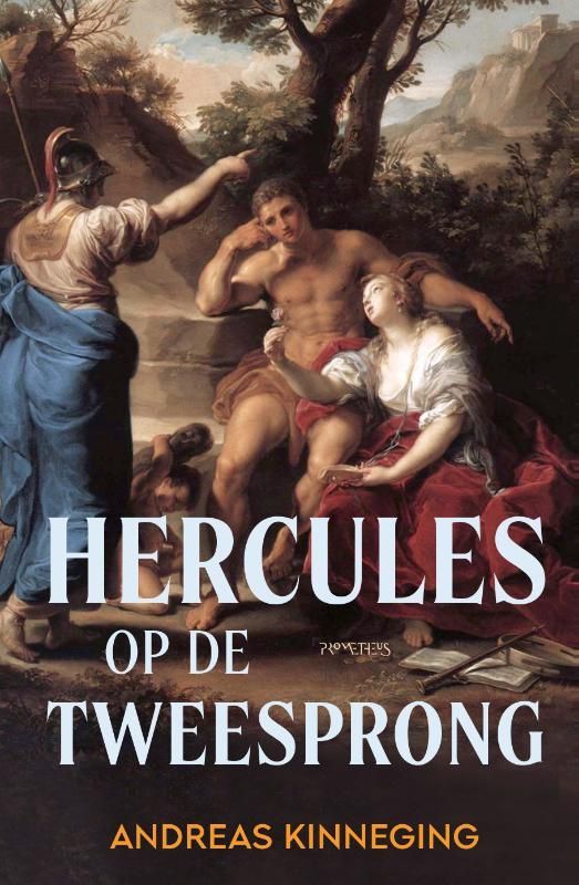 Boekcover: Hercules, twee figuren, klassieke scène. Man en vrouw, Hercules in de titel. Nederlandse tekst.
