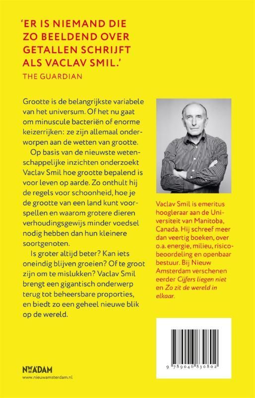 Vaclav Smil; Orde van grootte