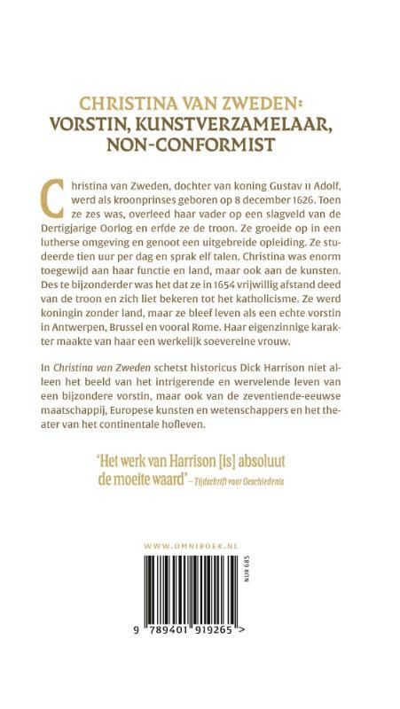 Dick Harrison; Christina van Zweden