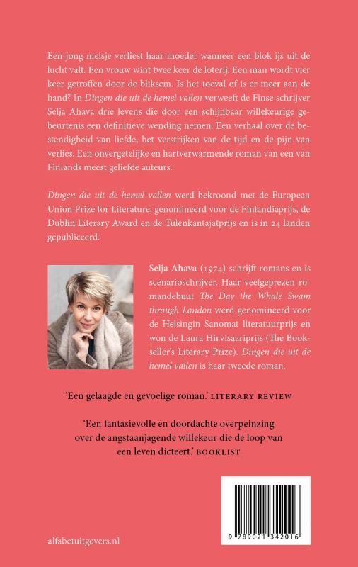 Selja Ahava; Dingen die uit de hemel vallen