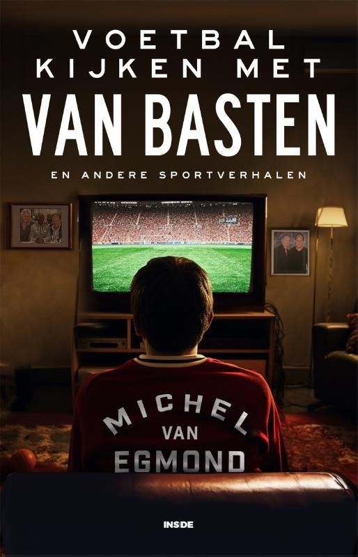 Book cover: Person watching a football game on TV. Title: 