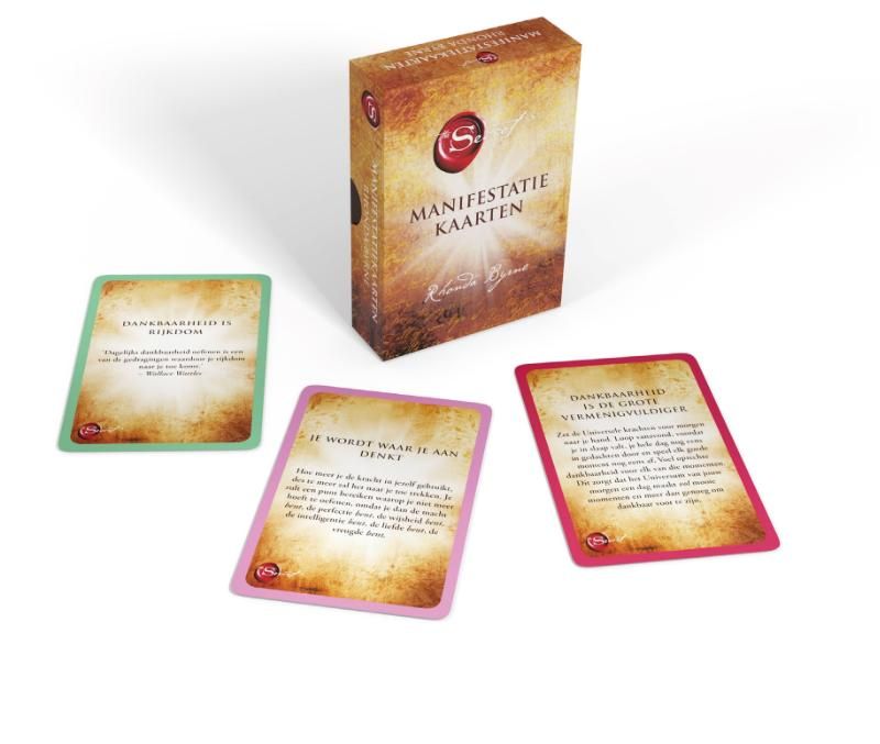 Rhonda Byrne; The Secret manifestatie kaarten