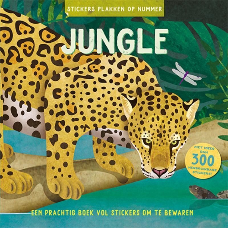 Jungle; Stickers plakken op nummer