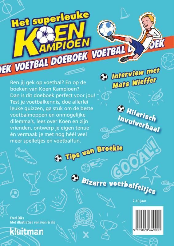 Fred Diks; Het superleuke Koen Kampioen voetbal doeboek