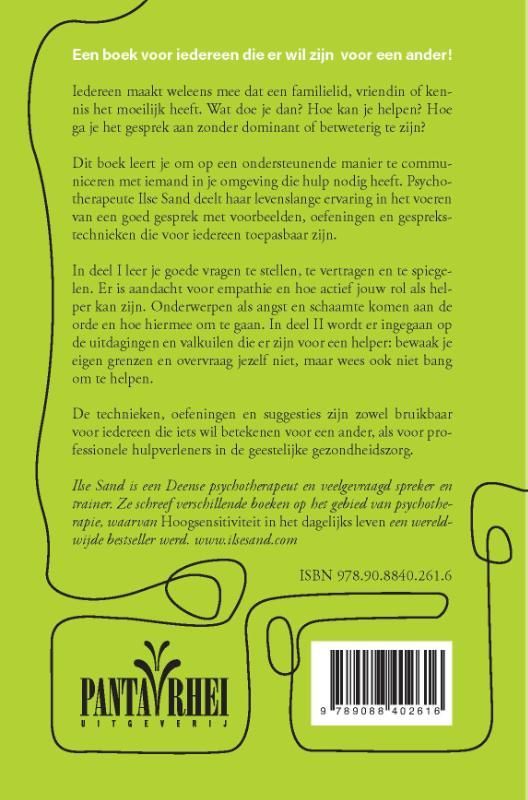 Book cover: Cartoon of two people in a conversation, text 