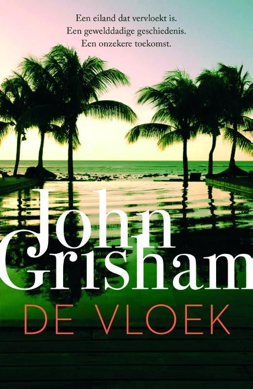 Boekcover: Palmbomen aan het water met de titel 