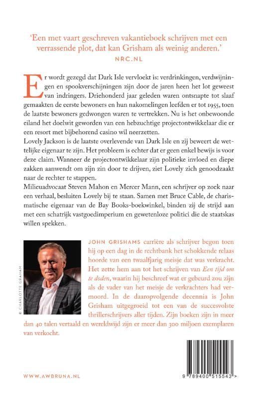 Boekcover: Palmbomen aan het water met de titel 