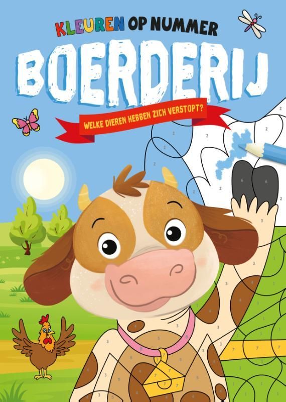 Hannah Campling; Boerderij - kleuren op nummer