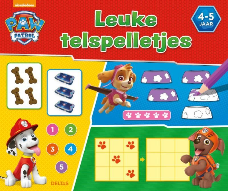 PAW Patrol/ Leuke telspelletjes / 4 - 5 jaar