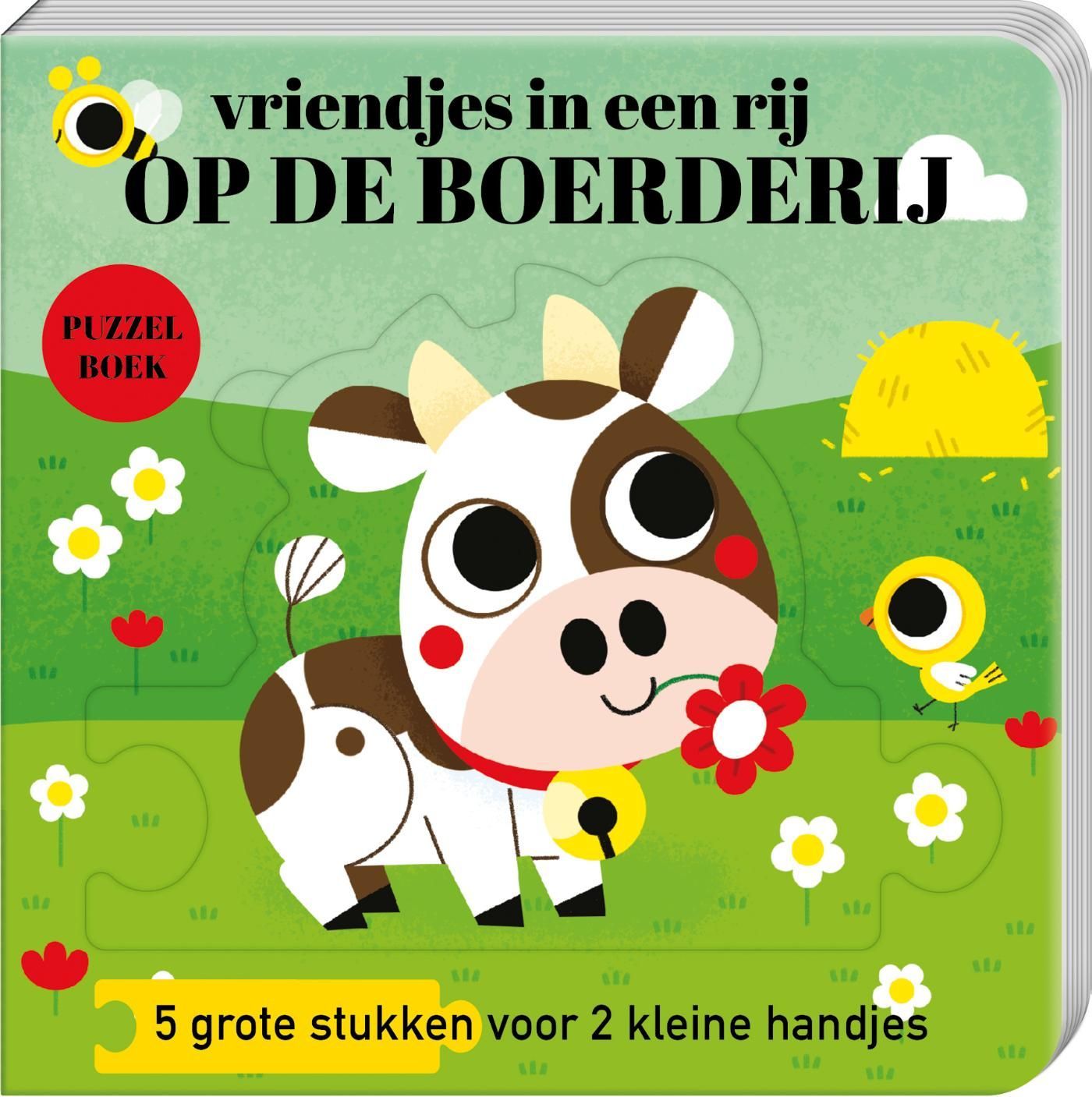 ImageBooks Factory; Puzzelboek vriendjes in een rij - Op de boerderij