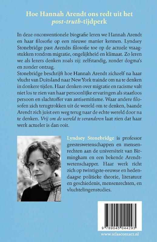 Lyndsey Stonebridge; Vrij om de wereld te veranderen