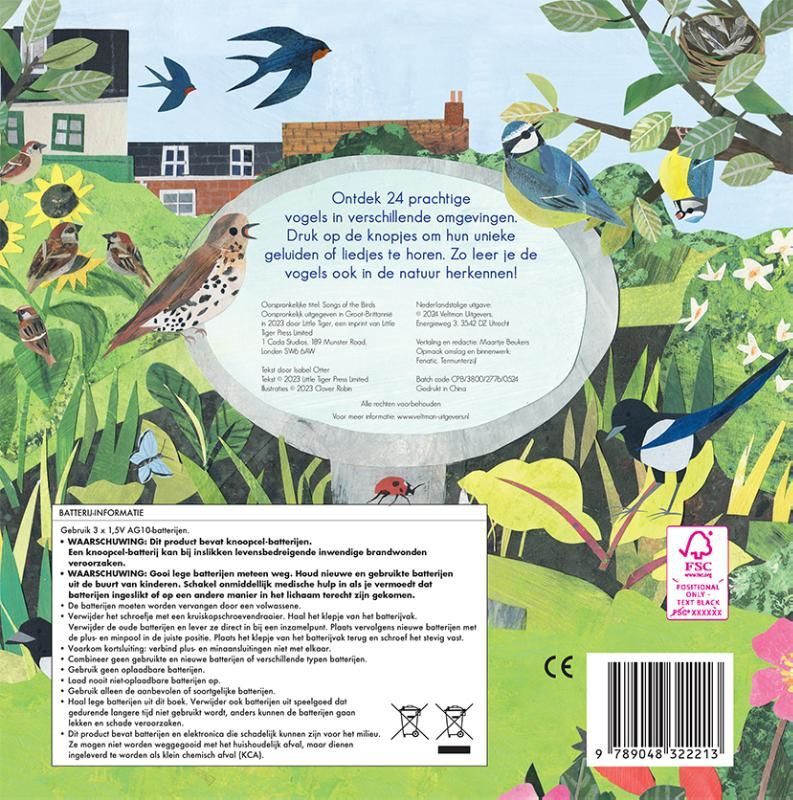Book cover with colorful bird illustrations and the title 