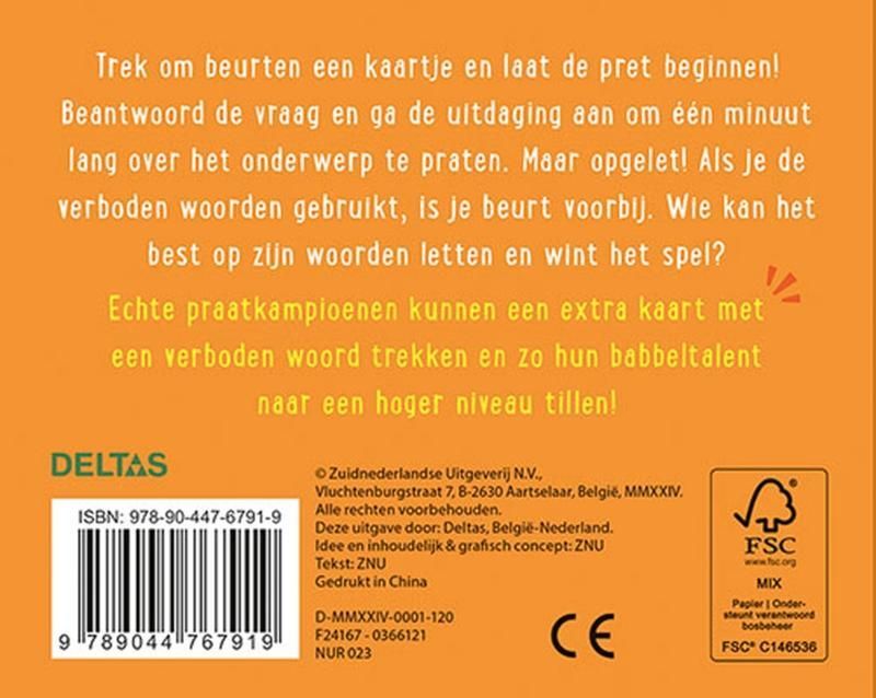 Let op je woorden! - doos met kaarten