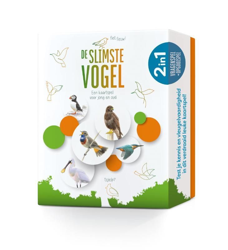 Elwin van der Kolk; De slimste vogel - Een kaartspel voor jong en oud