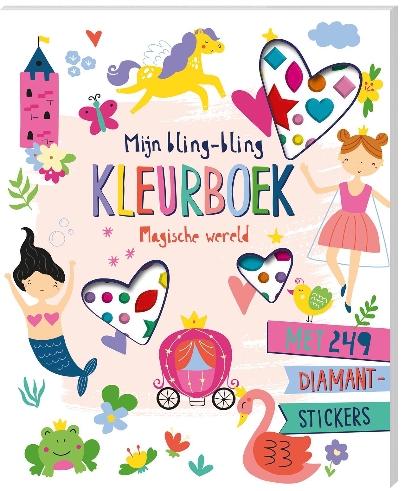 Interstat; Mijn bling-bling kleurboek - Magische wereld