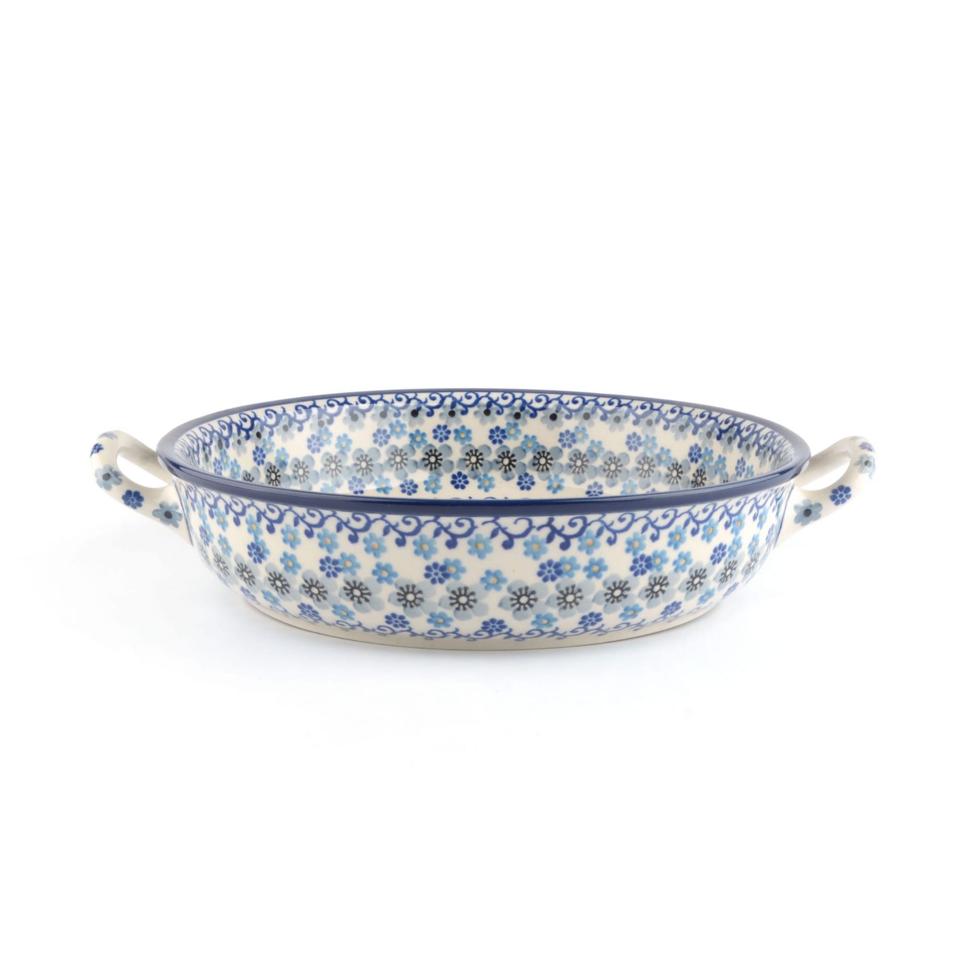 Bunzlau Castle Ovenschaal rond 1450 ml Winter Garden