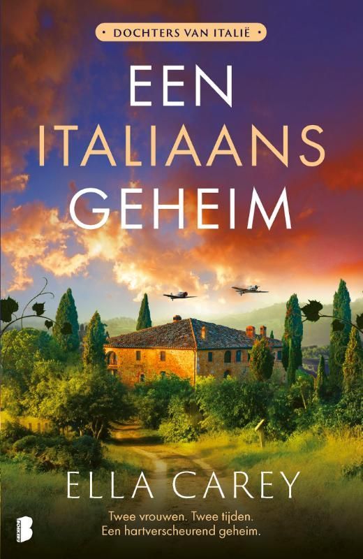 Book cover: Italian villa in landscape, title 