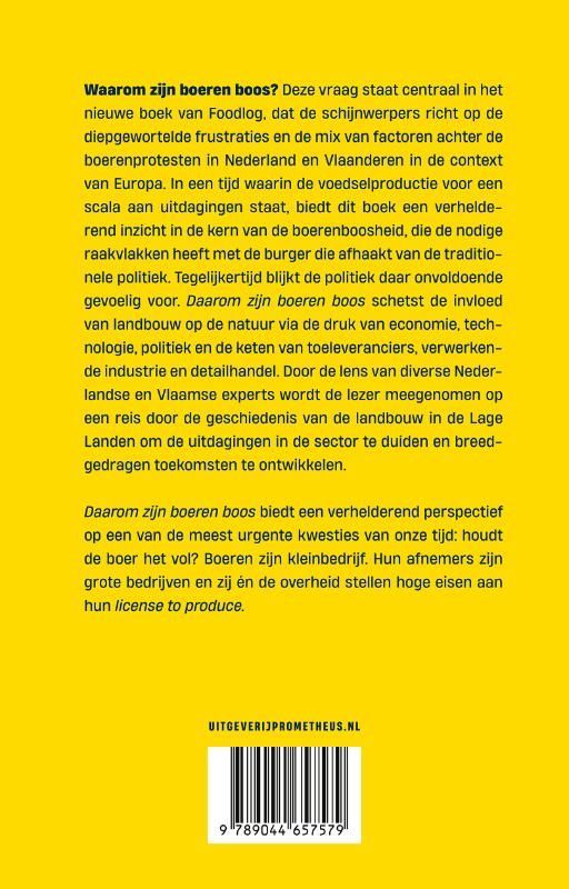 Dick Veerman; Daarom zijn boeren boos