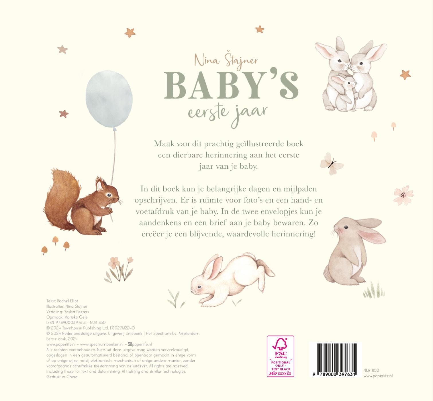Nina Stajner; Baby's eerste jaar
