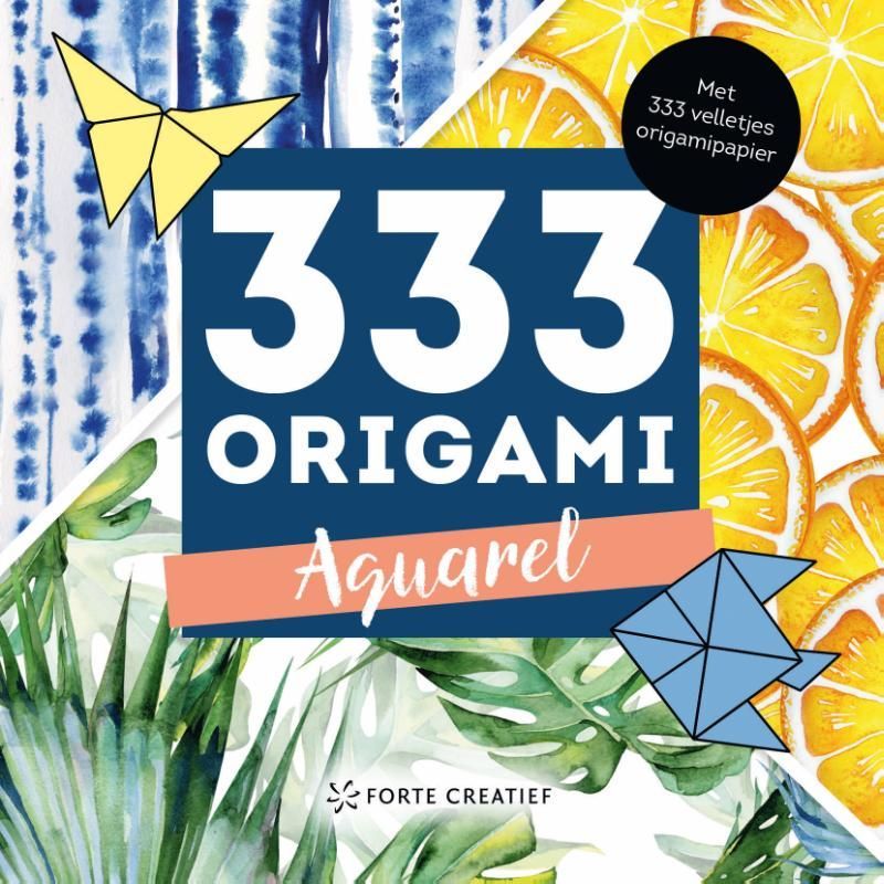 333 Origami; Aquarel