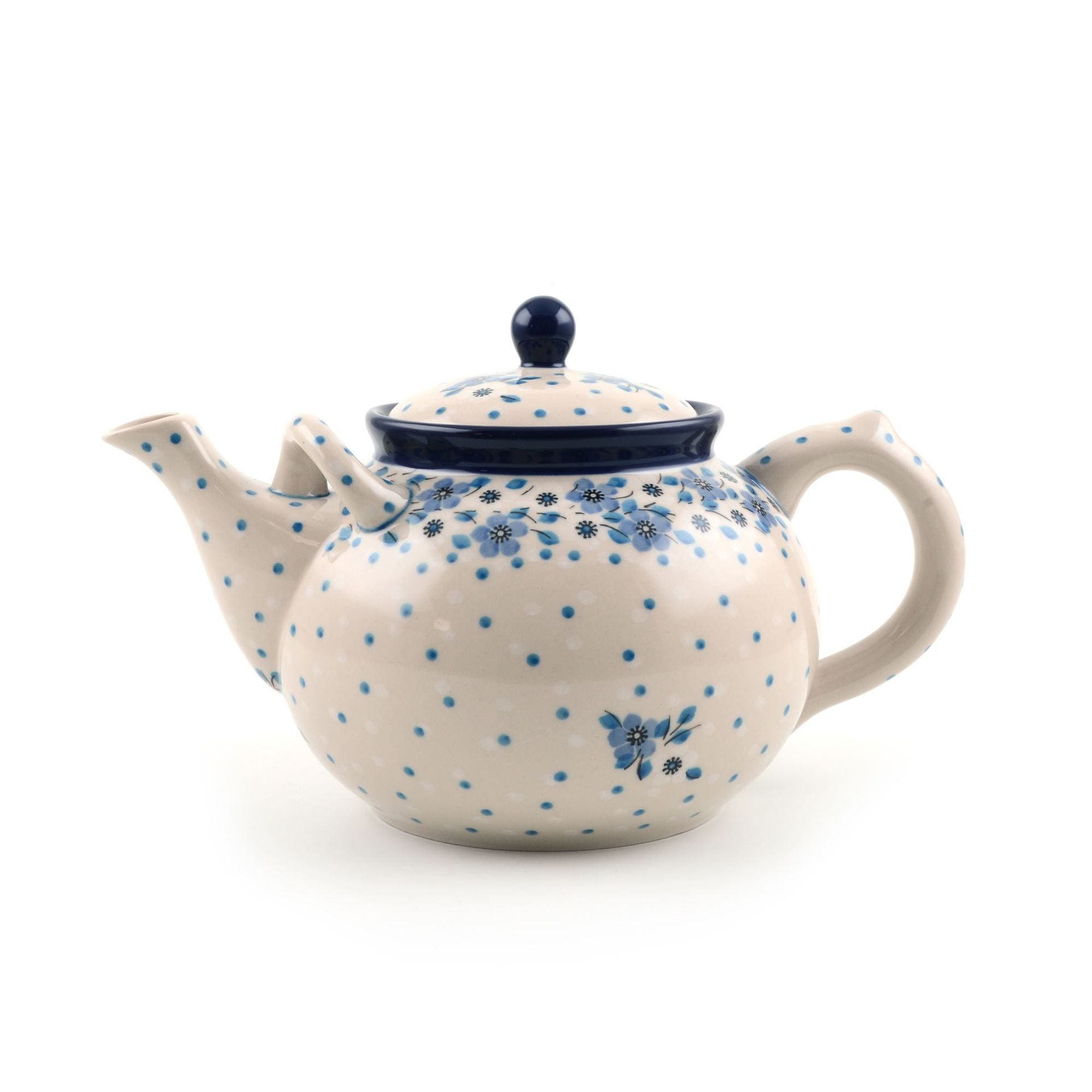 Bunzlau Castle Theepot 2000 ml Blue White Love
