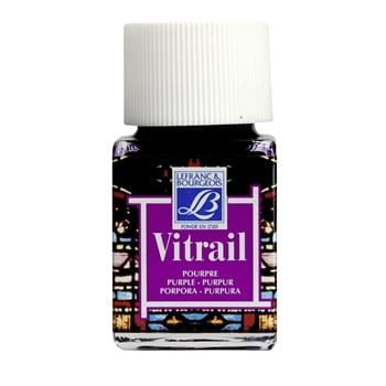 Lefranc & Bourgeois - Vitrail Glas- en Porselein Purple