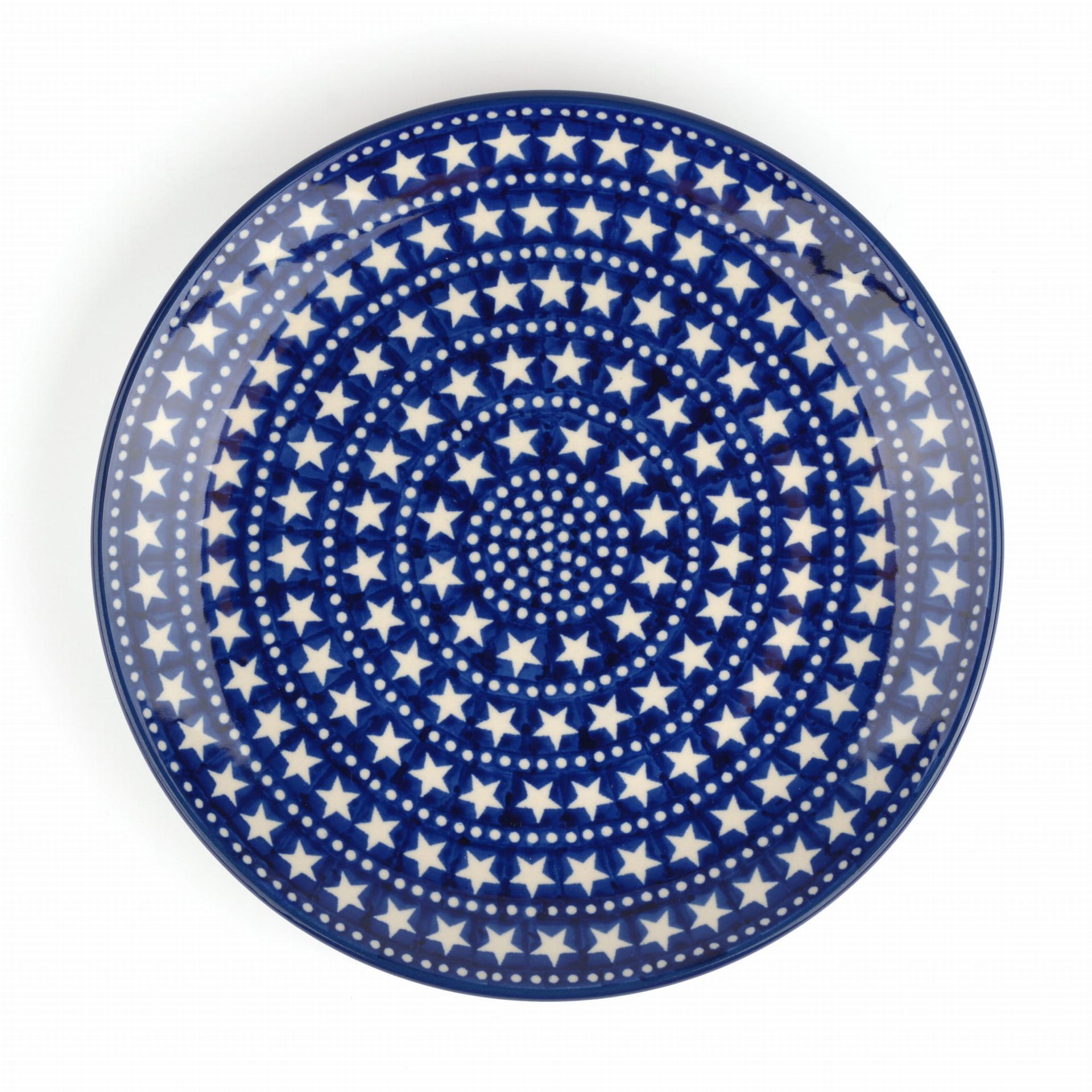 Bunzlau Castle Dinerbord 25,5 cm Blue Stars