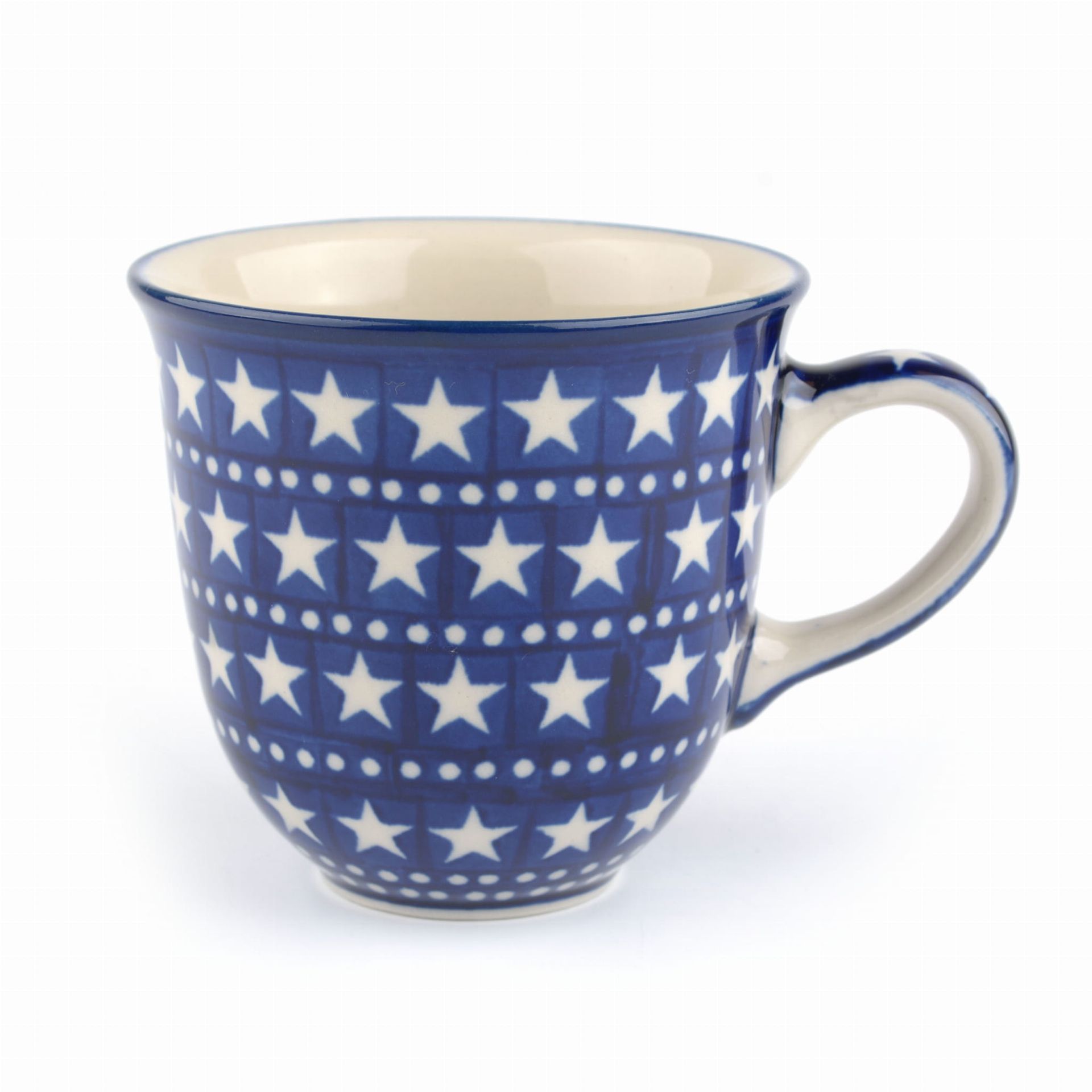 Bunzlau Castle Tulp mok 340 ml Blue Stars