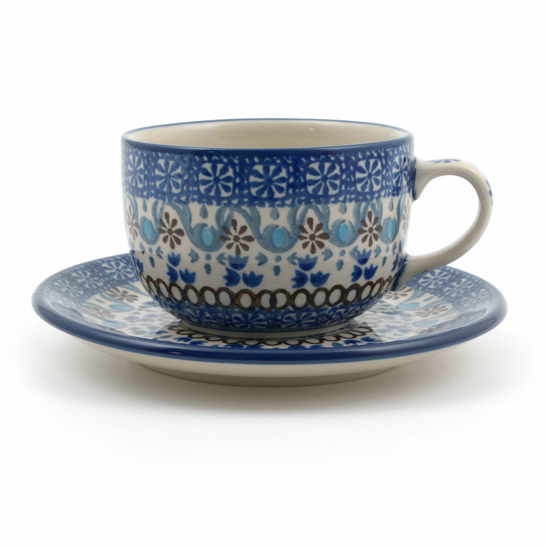 Bunzlau Castle Cup and Saucer 240 ml Seville